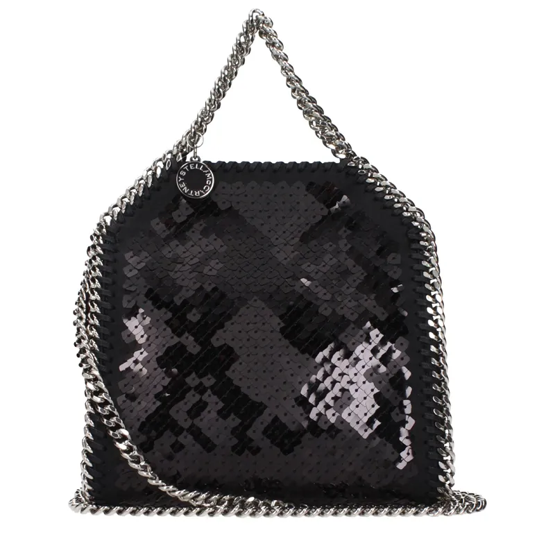 Black Fabric Handbag