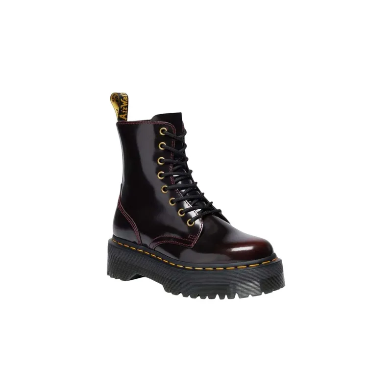 Bordeaux Leather Ankle Boots
