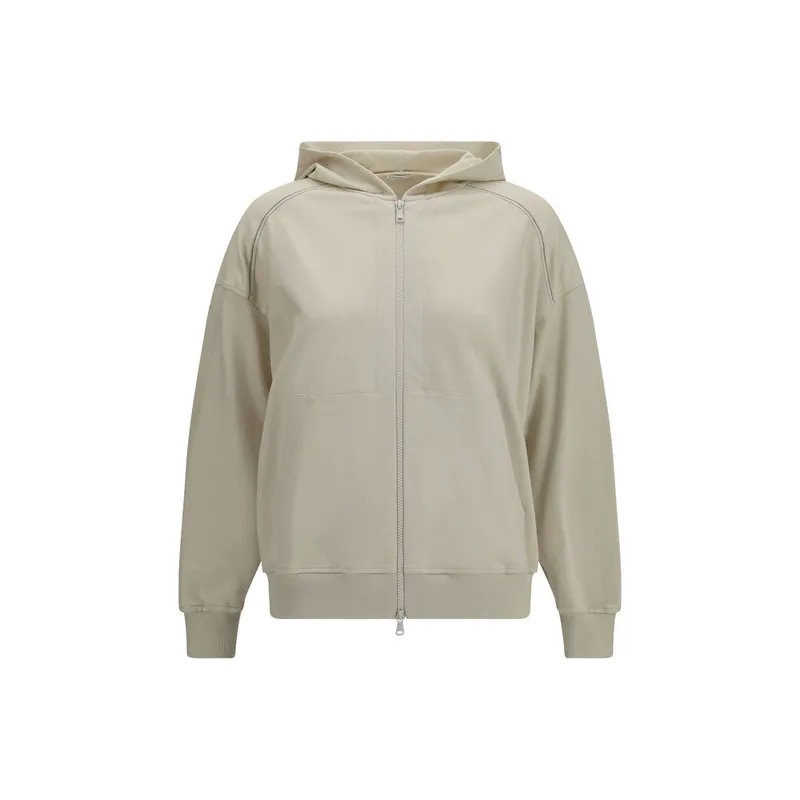 Beige Cotton Sweatshirt