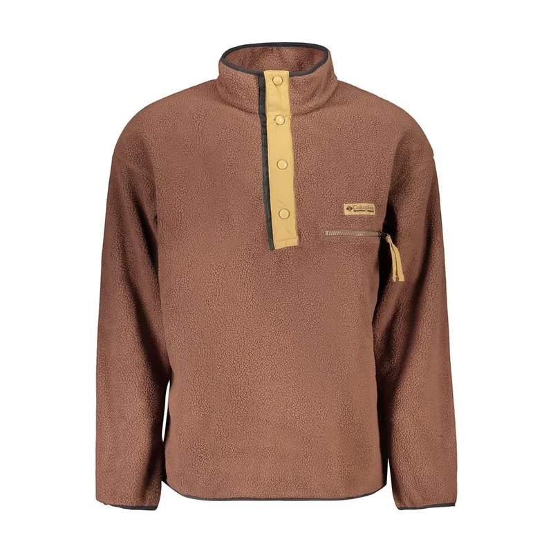 Brown Polyester Men's Sweatshirt