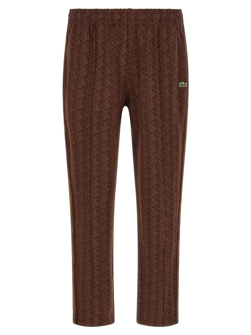 Brown Polyester Joggers (Workout Pants)