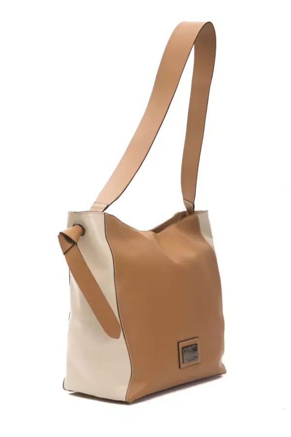 Pompei Donatella Brown Leather Women Shoulder Bag – Image 2