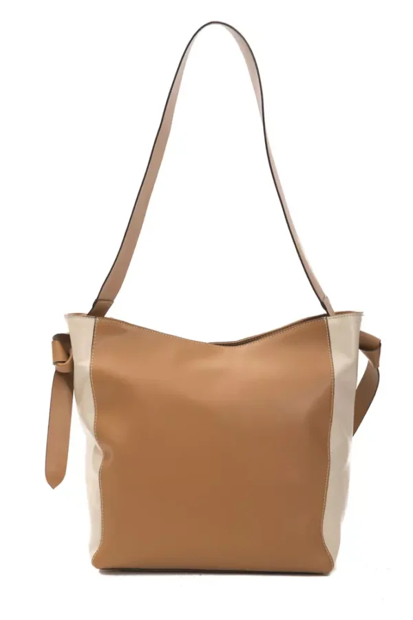 Pompei Donatella Brown Leather Women Shoulder Bag – Image 3