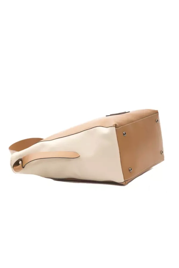 Pompei Donatella Brown Leather Women Shoulder Bag – Image 4