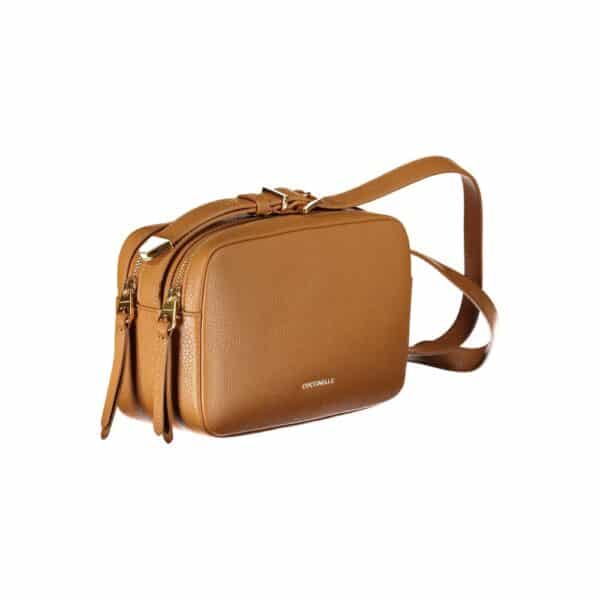 Coccinelle Brown Leather Handbag – Image 3
