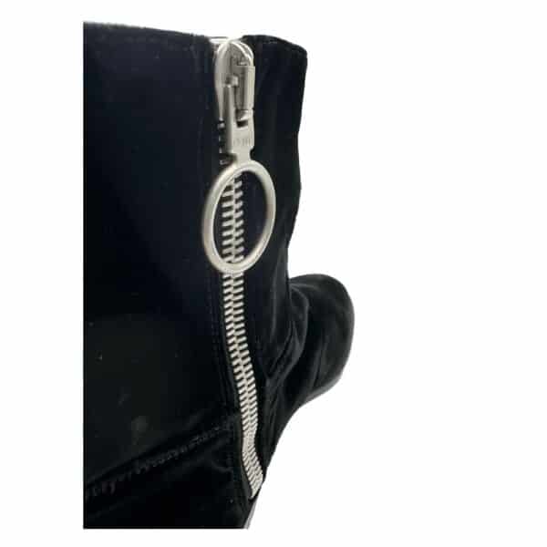 Off-White Black Calfskin Women Ankle Boot – Image 3
