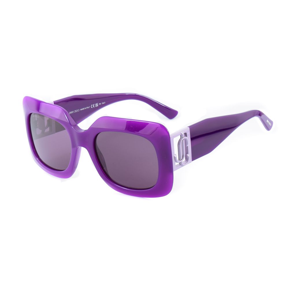 Lunettes de soleil violettes avec monture élégante