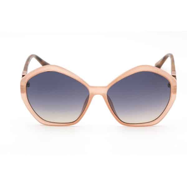 Lunettes de soleil à monture géométrique moderne.