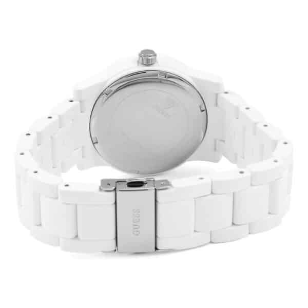 Guess White Rubber Watch – Image 2