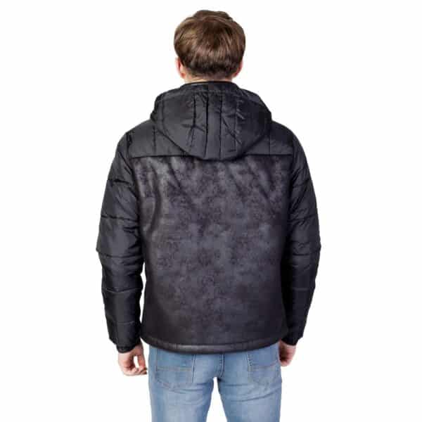EA7 Emporio Armani Black Polyester Jackets & Coat – Image 2