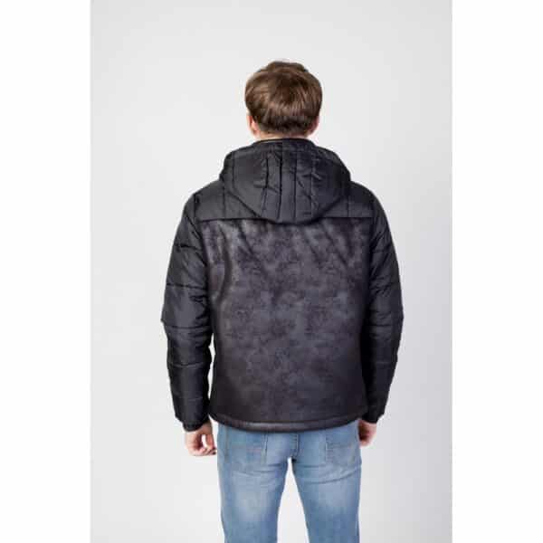 EA7 Emporio Armani Black Polyester Jackets & Coat – Image 3