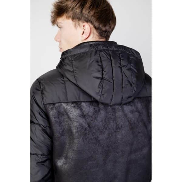 EA7 Emporio Armani Black Polyester Jackets & Coat – Image 4