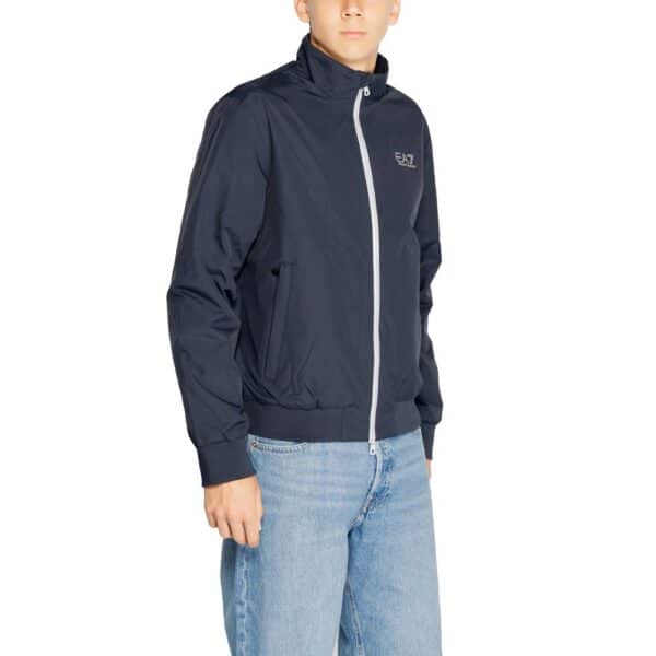 EA7 Emporio Armani Blue Polyamide Jackets & Coat – Image 5