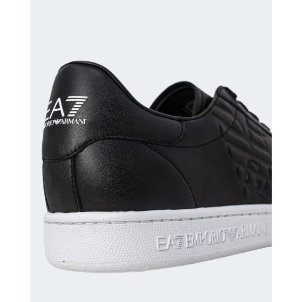 EA7 Emporio Armani Black And White Polyethylene Sneaker – Image 5