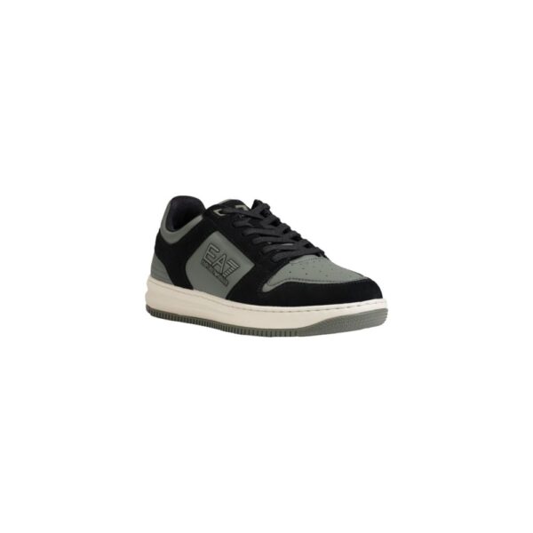 EA7 Emporio Armani Green Polyester Sneaker – Image 2