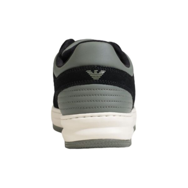 EA7 Emporio Armani Green Polyester Sneaker – Image 4