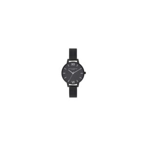 Olivia Burton Black Stainless Steel Watch