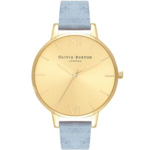 Olivia Burton Blue Artificial Leather Watch