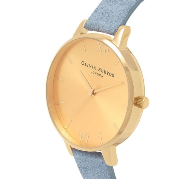 Olivia Burton Blue Artificial Leather Watch – Image 2