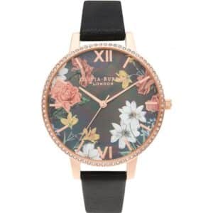 Olivia Burton Black Artificial Leather Watch