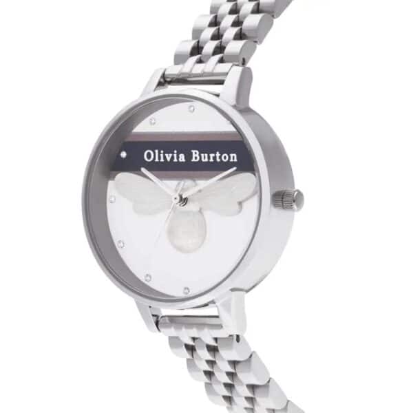 Olivia Burton Silver Stainless Steel Watch – Image 2