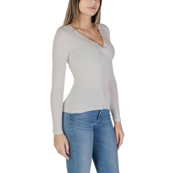 Guess Cream Viscose Long Sleeve – Image 2