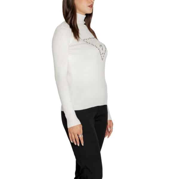 Guess White Viscose Turtleneck – Image 4