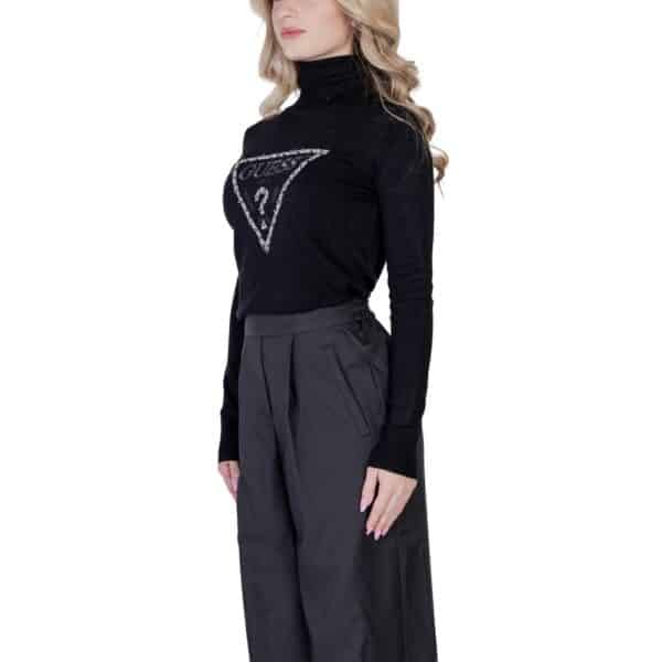 Guess Black Viscose Turtleneck – Image 3
