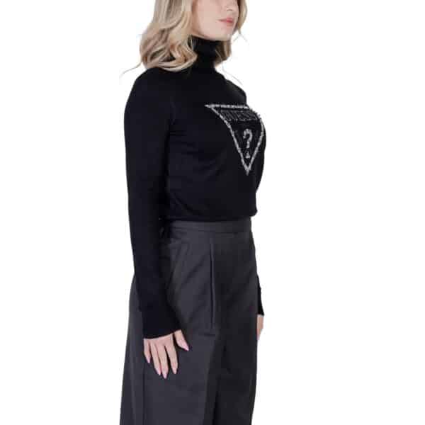 Guess Black Viscose Turtleneck – Image 4