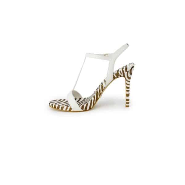 Guess White Leather High Heel – Image 2
