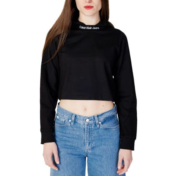 Calvin Klein Jeans Black Viscose Long Sleeve