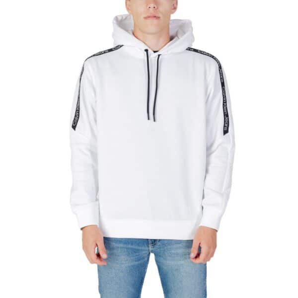 Calvin Klein Jeans White Cotton Hoody