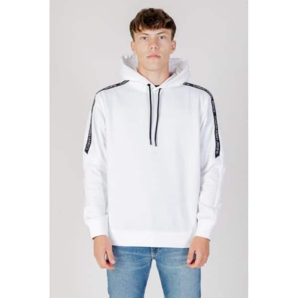 Calvin Klein Jeans White Cotton Hoody – Image 3