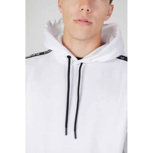 Calvin Klein Jeans White Cotton Hoody – Image 4