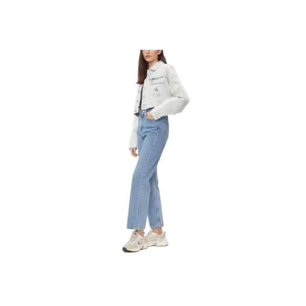 Calvin Klein Jeans Light Blue Cotton Relaxed Fit Jean – Image 2