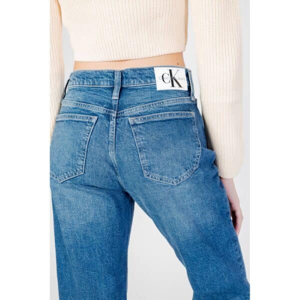 Calvin Klein Jeans Blue Cotton Mom Jean – Image 4