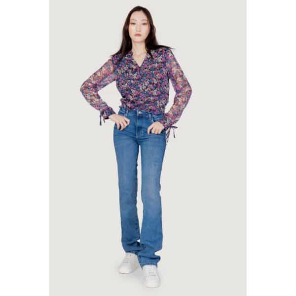 Guess Light Blue Organic Cotton Mom Jean – Image 3