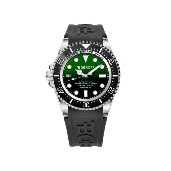 Montre de plongée automatique avec cadran vert