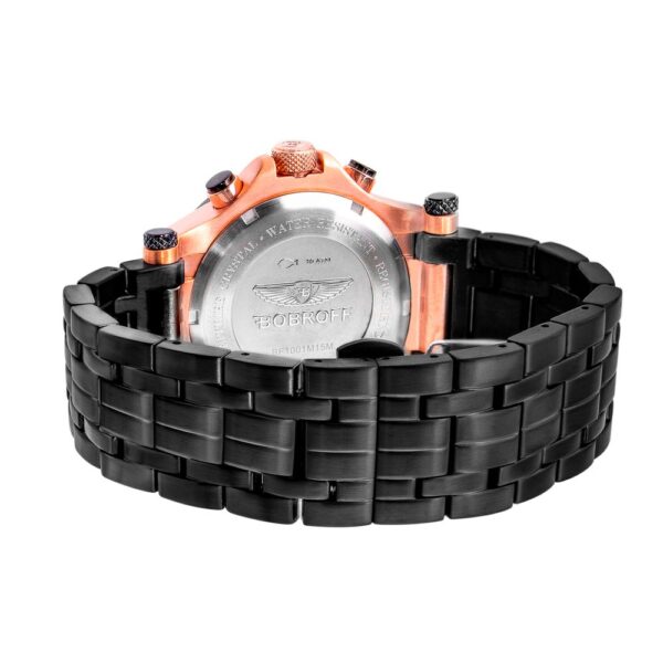 Bobroff Black Stainless Steel Watch – Image 2