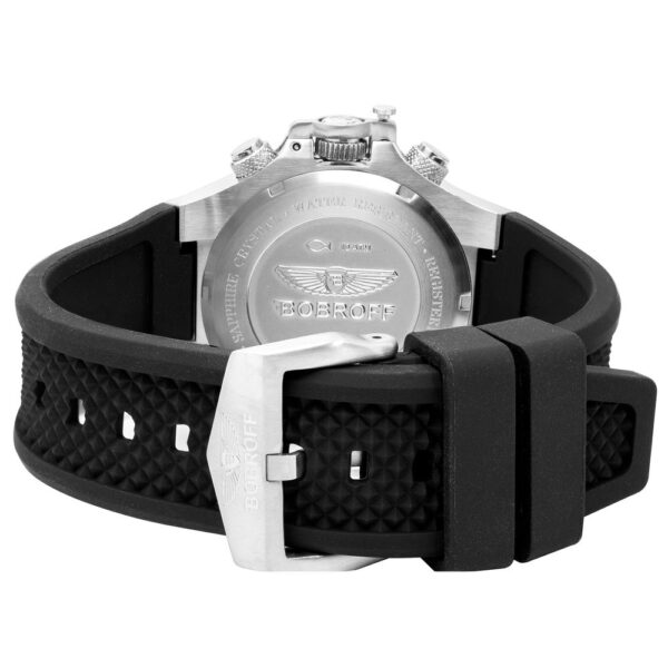 Bobroff Black Rubber Watch – Image 2