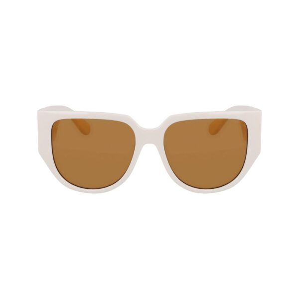 Ferragamo White Bio Injected Sunglasses – Image 2