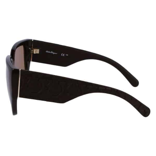 Ferragamo Brown Bio Injected Sunglasses – Image 3