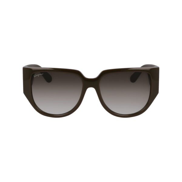 Ferragamo Green Bio Injected Sunglasses – Image 2