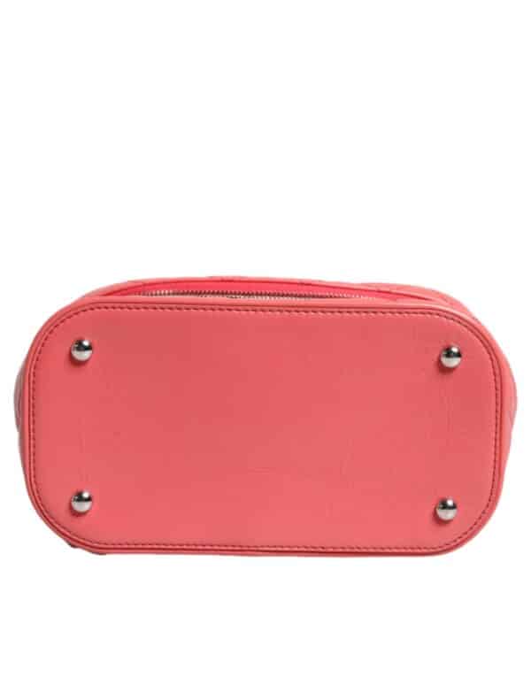 Chanel Pink Vinyl Leather Backpack Purse Bag – Image 4