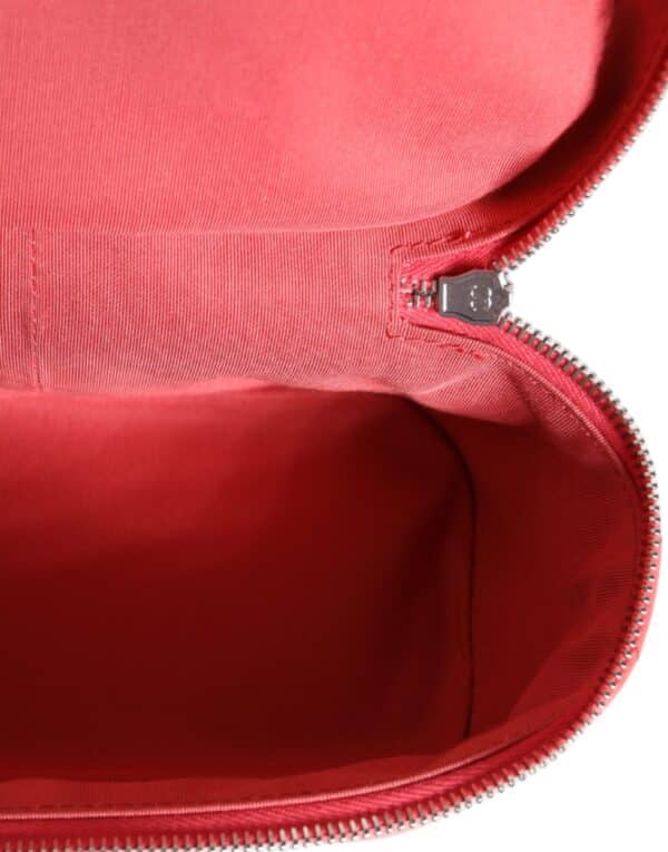 Chanel Pink Vinyl Leather Backpack Purse Bag – Image 6