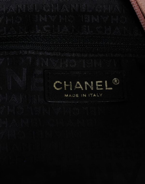 Chanel Pink Cruise Collection Parfait Canvas Printed Bag Purse – Image 8