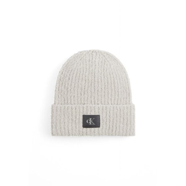 Calvin Klein Jeans Gray Marabou Caps Baseball Hat