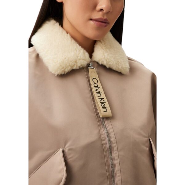 Calvin Klein Jeans Beige Polyester Jackets & Coat – Image 4