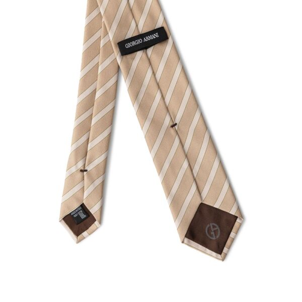 Giorgio Armani Gold Silk Ties & Bowty – Image 2