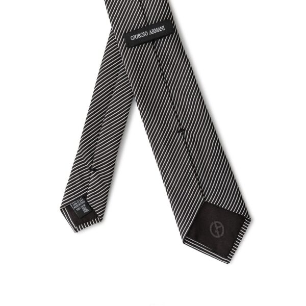 Giorgio Armani Black Silk Ties & Bowty – Image 2